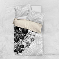 Polynesia Romantic Valentine Bedding Set Sea Turtle Couple With White Plumeria