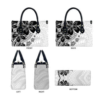 Polynesia Romantic Valentine Leather Bag Sea Turtle Couple With White Plumeria