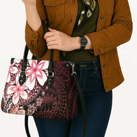 Polynesia Romantic Valentine Leather Bag Sea Turtle Couple With Red Gradient Plumeria