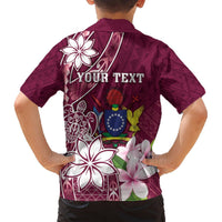 Personalised Cook Island Mangaia Gospel Day Hawaiian Shirt Floral Tribal Pattern LT05 - Polynesian Pride