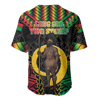 Vanuatu 46th Anniversary Independence Day Baseball Jersey Melanesian Warrior With Sand Drawing Pattern LT05 - Polynesian Pride