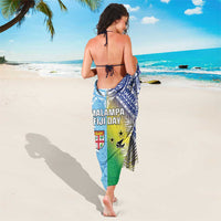 Happy Malampa Fiji Day Sarong Half Mix Style