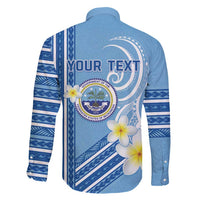 Personalised Federated States of Micronesia Family Matching Off Shoulder Short Dress and Hawaiian Shirt Happy 38th Independence Anniversary LT05 - Polynesian Pride