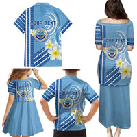 Personalised Federated States of Micronesia Family Matching Puletasi and Hawaiian Shirt Happy 38th Independence Anniversary LT05 - Polynesian Pride