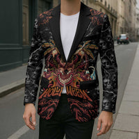 Aloha Halloween Blazer Horror Tiki Heavy Metal Style - Polynesian Pride