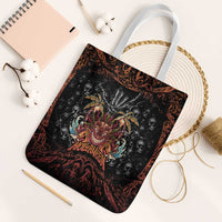 Aloha Halloween Tote Bag Horror Tiki Heavy Metal Style - Polynesian Pride