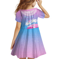 Personalised Fiji Your Paradise Festival Family Matching Tank Maxi Dress and Hawaiian Shirt With Fijian Masi Tapa Pattern LT05 - Polynesian Pride