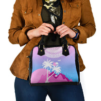 Fiji Your Paradise Festival Shoulder Handbag With Fijian Masi Tapa Pattern LT05 - Polynesian Pride