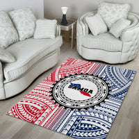Samoa Black Saturday Area Rug Polynesian Tribal Simple Style LT05 - Polynesian Pride