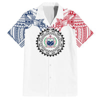 Samoa Black Saturday Hawaiian Shirt Polynesian Tribal Simple Style LT05 White - Polynesian Pride