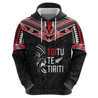 Aotearoa Toitu Te Tiriti Hoodie New Zealand Honour The Treaty LT05 - Polynesian Pride