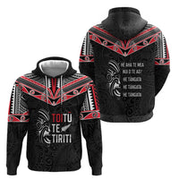 Aotearoa Toitu Te Tiriti Zip Hoodie New Zealand Honour The Treaty LT05 - Polynesian Pride