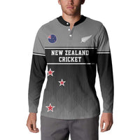 Custom New Zealand Cricket Button Sweatshirt Black Cap Unbeatable
