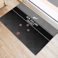 New Zealand Cricket Rubber Doormat Black Cap Unbeatable