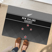 New Zealand Cricket Rubber Doormat Black Cap Unbeatable