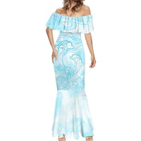 Polynesia Dolphins Under The Sea Mermaid Dress Simple Style LT05 - Polynesian Pride