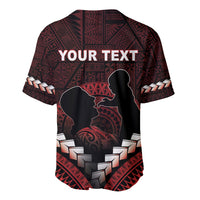 Personalised Tonga Happy Father's Day Baseball Jersey Ofa Lahi Atu Dad Polynesian Tribal