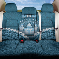 Fiji Happy Father's Day Back Car Seat Cover Au Lomani Iko Dad Polynesian Tribal