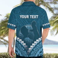 Personalised Fiji Happy Father's Day Hawaiian Shirt Au Lomani Iko Dad Polynesian Tribal LT05 - Polynesian Pride