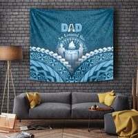 Fiji Happy Father's Day Tapestry Au Lomani Iko Dad Polynesian Tribal LT05 - Polynesian Pride