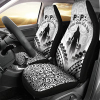 New Zealand Happy Father's Day Car Seat Cover Aroha Ahau Ki A Koe Papa Polynesian Tribal LT05 - Polynesian Pride