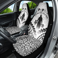 New Zealand Happy Father's Day Car Seat Cover Aroha Ahau Ki A Koe Papa Polynesian Tribal LT05 - Polynesian Pride