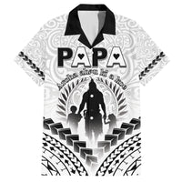 Personalised New Zealand Happy Father's Day Family Matching Long Sleeve Bodycon Dress and Hawaiian Shirt Aroha Ahau Ki A Koe Papa Polynesian Tribal