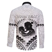 Personalised New Zealand Happy Father's Day Family Matching Tank Maxi Dress and Hawaiian Shirt Aroha Ahau Ki A Koe Papa Polynesian Tribal