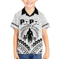 Personalised New Zealand Happy Father's Day Family Matching Tank Maxi Dress and Hawaiian Shirt Aroha Ahau Ki A Koe Papa Polynesian Tribal
