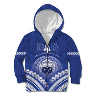 Personalised Samoa Happy Father's Day Kid Hoodie Ou Te Alofa Ia Te Oe Tama Dad Polynesian Tribal