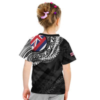 Hawaii Flag Day Kid T Shirt Hawaiian Maile Lei