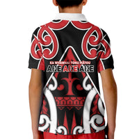 New Zealand Maori Language Week Kid Polo Shirt Mo Ake Tonu Te Reo