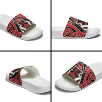 New Zealand Maori Language Week Slide Sandals Mo Ake Tonu Te Reo