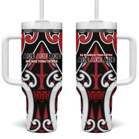 New Zealand Maori Language Week Tumbler With Handle Mo Ake Tonu Te Reo