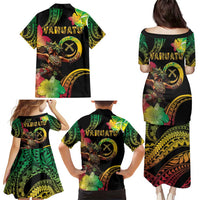 Halo Vanuatu Family Matching Puletasi and Hawaiian Shirt Beautiful Woman Dancing LT05 - Polynesian Pride
