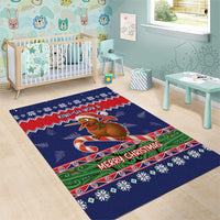 New Zealand Christmas Area Rug Kiwi-sh You A Merry Christmas LT05 - Polynesian Pride