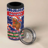 New Zealand Christmas 4 in 1 Can Cooler Tumbler Kiwi-sh You A Merry Christmas LT05 - Polynesian Pride