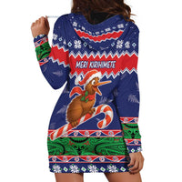New Zealand Christmas Hoodie Dress Kiwi-sh You A Merry Christmas LT05 - Polynesian Pride