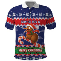 New Zealand Christmas Polo Shirt Kiwi-sh You A Merry Christmas - Polynesian Pride