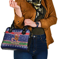 New Zealand Christmas Shoulder Handbag Kiwi-sh You A Merry Christmas - Polynesian Pride