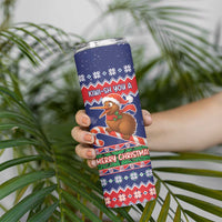 New Zealand Christmas Skinny Tumbler Kiwi-sh You A Merry Christmas LT05 - Polynesian Pride