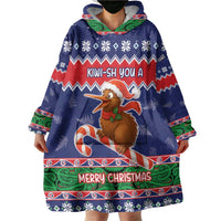 New Zealand Christmas Wearable Blanket Hoodie Kiwi-sh You A Merry Christmas LT05 - Polynesian Pride