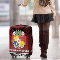 Tonga Constitution Day Luggage Cover Tongan Kupesi Ngatu Pattern