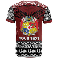 Personalised Tonga Constitution Day T Shirt Tongan Kupesi Ngatu Pattern