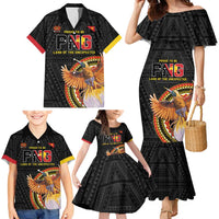 Papua New Guinea Tok Pisin Wik Family Matching Mermaid Dress and Hawaiian Shirt Land Of The Unexpected LT05 - Polynesian Pride