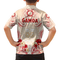 Siva Samoa Family Matching Long Sleeve Bodycon Dress and Hawaiian Shirt Samoan Taupou With Polynesian Pattern LT05 - Polynesian Pride