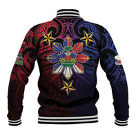 Haiti Philippines Baseball Jacket Haitian Coat Of Arms With Filipino Sun
