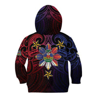 Haiti Philippines Kid Hoodie Haitian Coat Of Arms With Filipino Sun