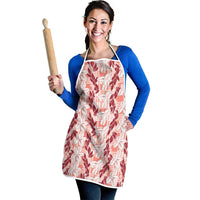 Hawaii Ti Leaf Maile Tuberose Lei Apron With Hanalei Leaf Red