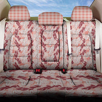 Hawaii Ti Leaf Maile Tuberose Lei Back Car Seat Cover With Hanalei Leaf Red